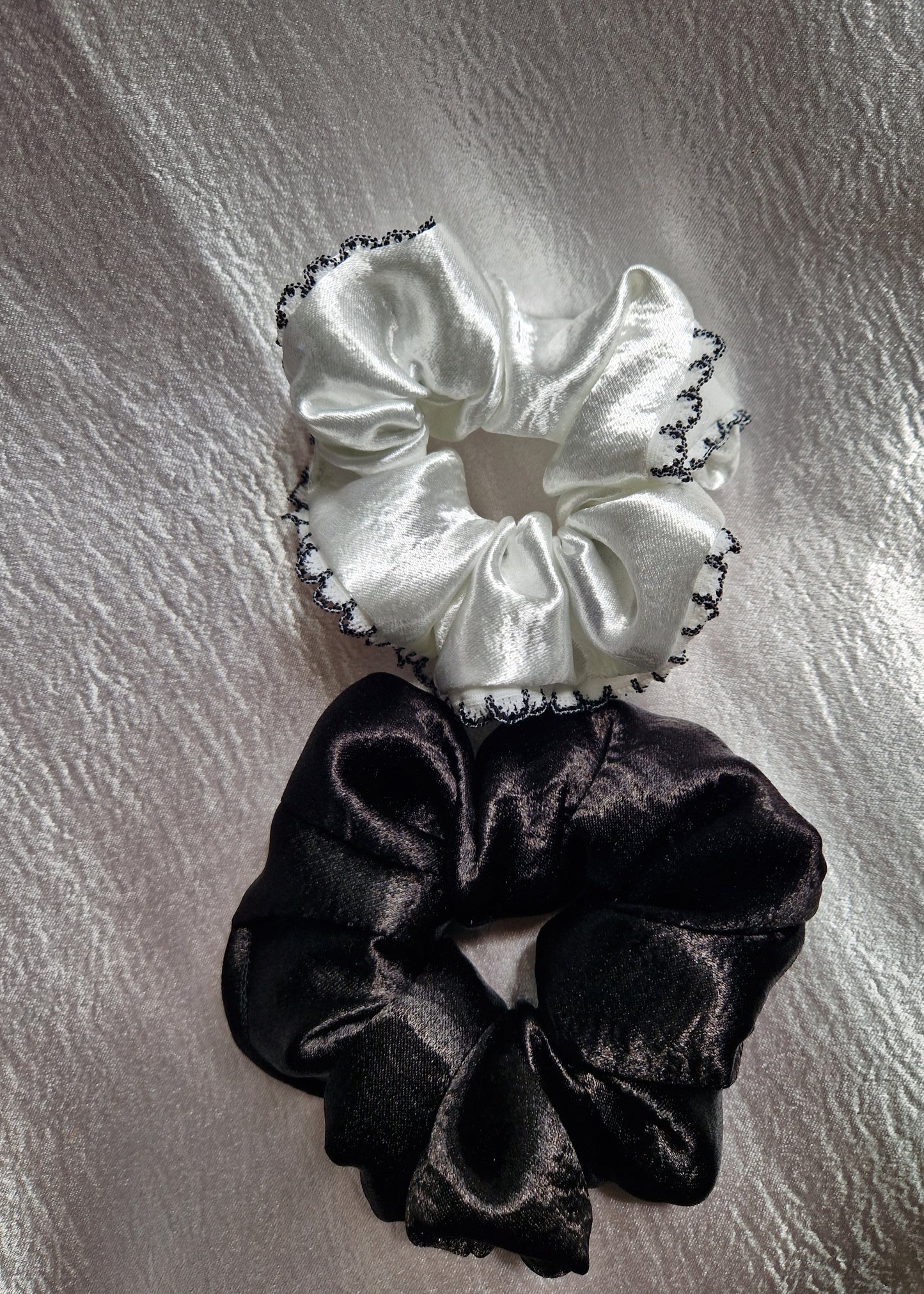Chouchou satin set de 2