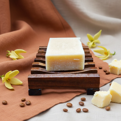 Shampoing solide ylang mise en scène naturelle terracotta