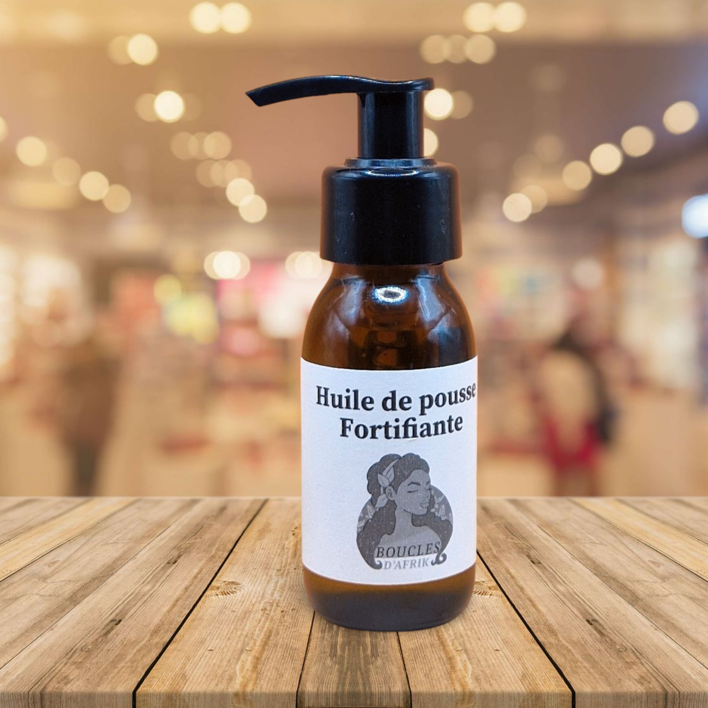 Huile capillaire fortifiante bio pour cheveux afro BouclesD'Afrik